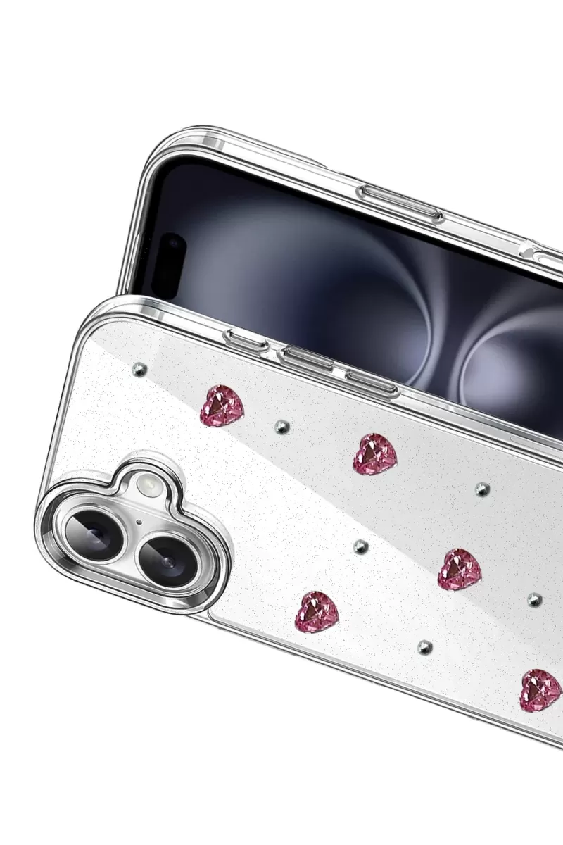 Newface Apple iPhone 16 Plus Fiyonk Desenli Kapak - Desen 3
