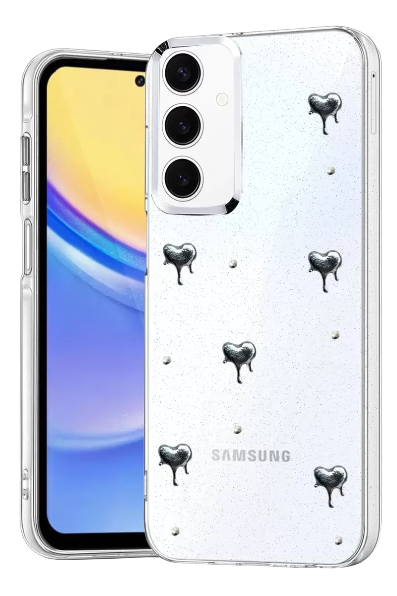 Newface Samsung Galaxy A35 5G Fiyonk Desenli Kapak - Desen 3