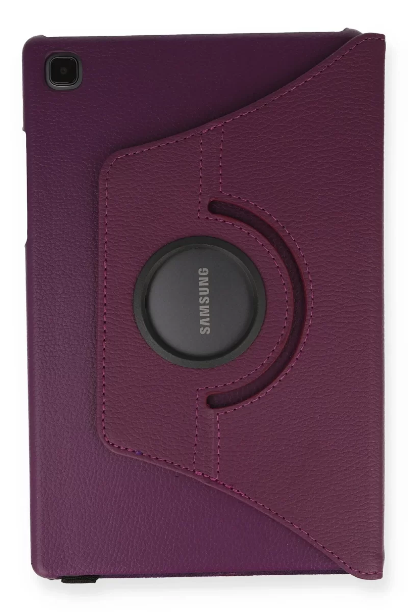 Newface Samsung Galaxy T500 Tab A7 10.4 Kılıf 360 Tablet Deri Kılıf - Mürdüm