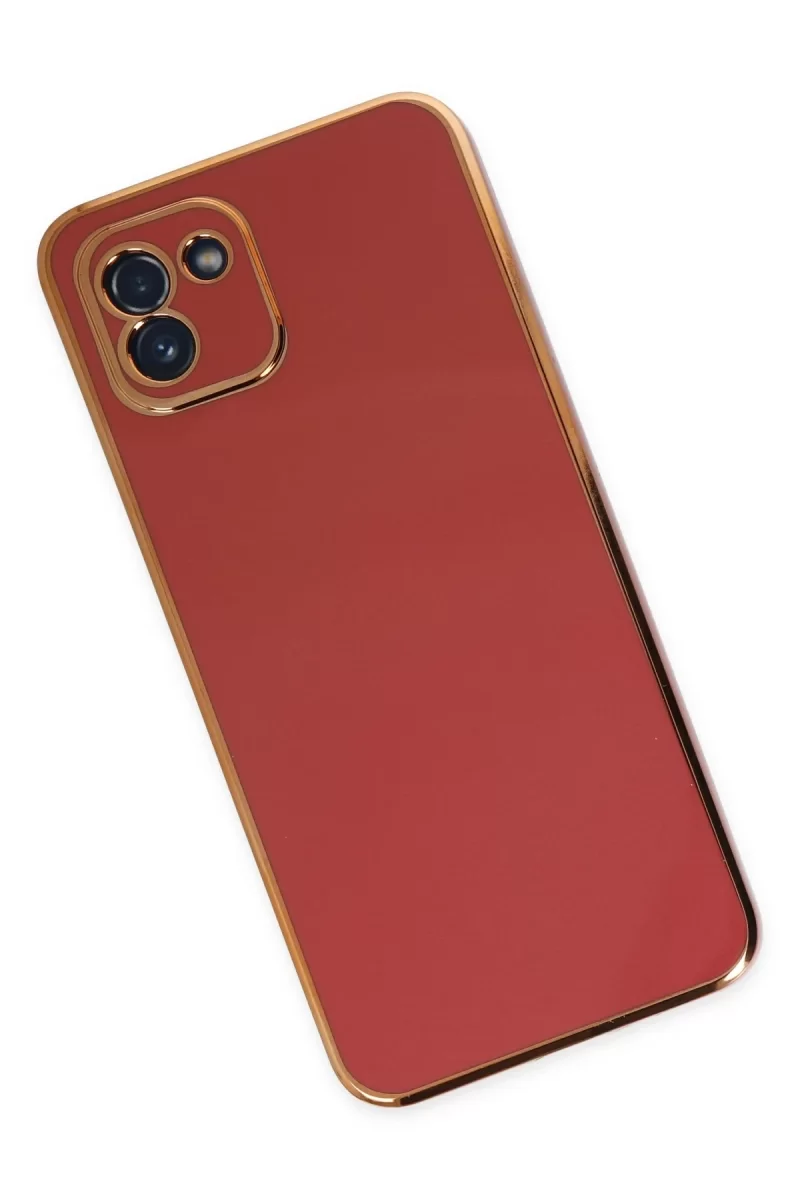 Newface Samsung Galaxy A03 Kılıf Volet Silikon - Kırmızı