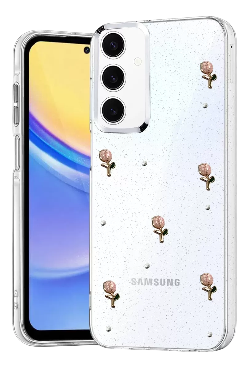 Newface Samsung Galaxy A35 5G Fiyonk Desenli Kapak - Desen 6