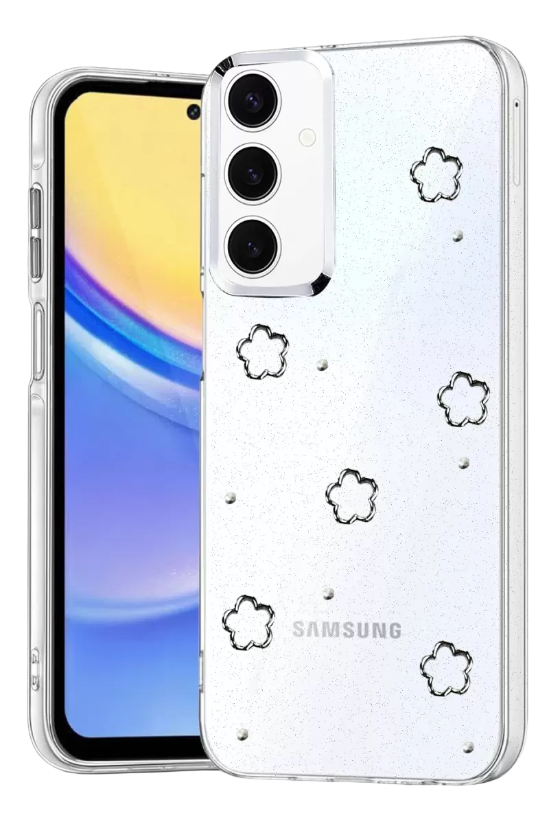 Newface Samsung Galaxy A35 5G Fiyonk Desenli Kapak - Desen 8