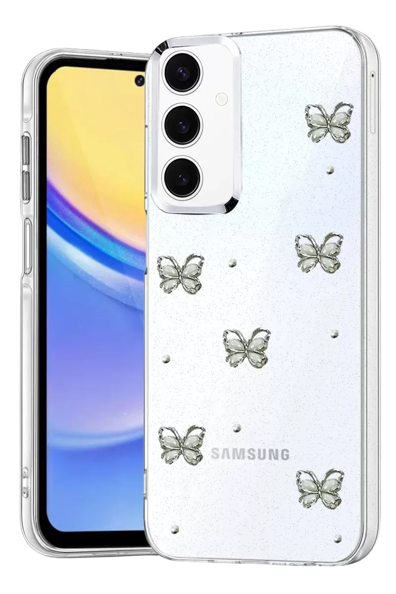 Newface Samsung Galaxy A35 5G Fiyonk Desenli Kapak - Desen 9