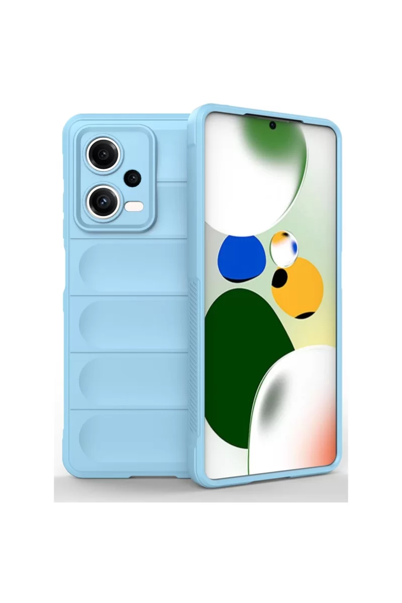 Newface Xiaomi Poco X5 5G Kılıf Optimum Silikon - Sky Blue