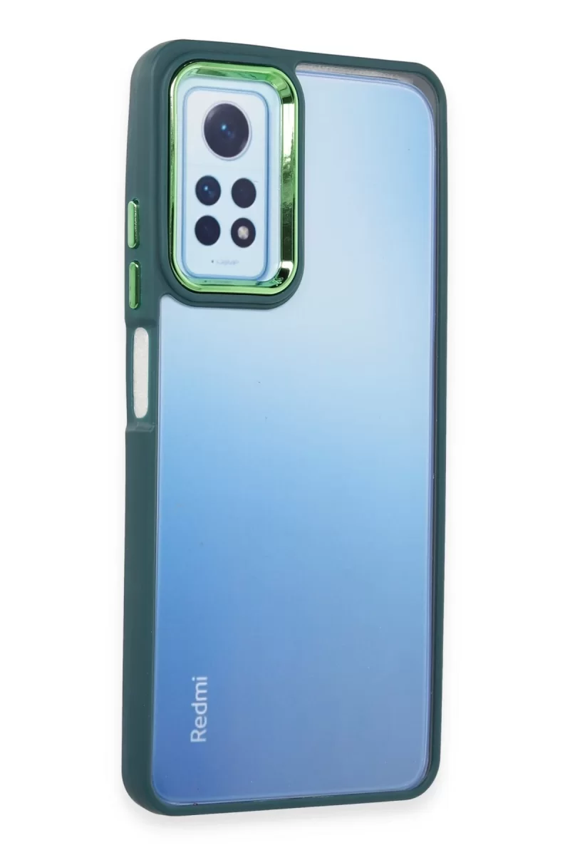 Newface Xiaomi Redmi Note 12 Pro 4G Kılıf Dora Kapak - Haki Yeşil