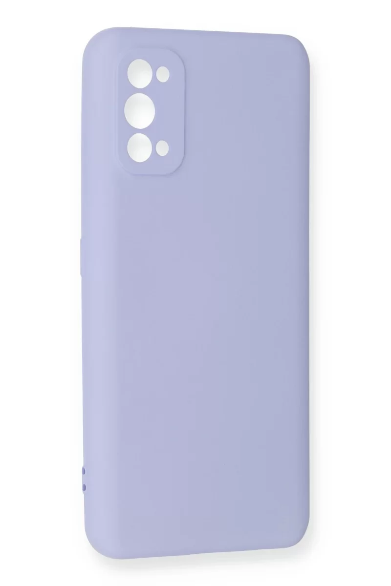 Newface Realme 7 Pro Kılıf Nano içi Kadife Silikon - Lila