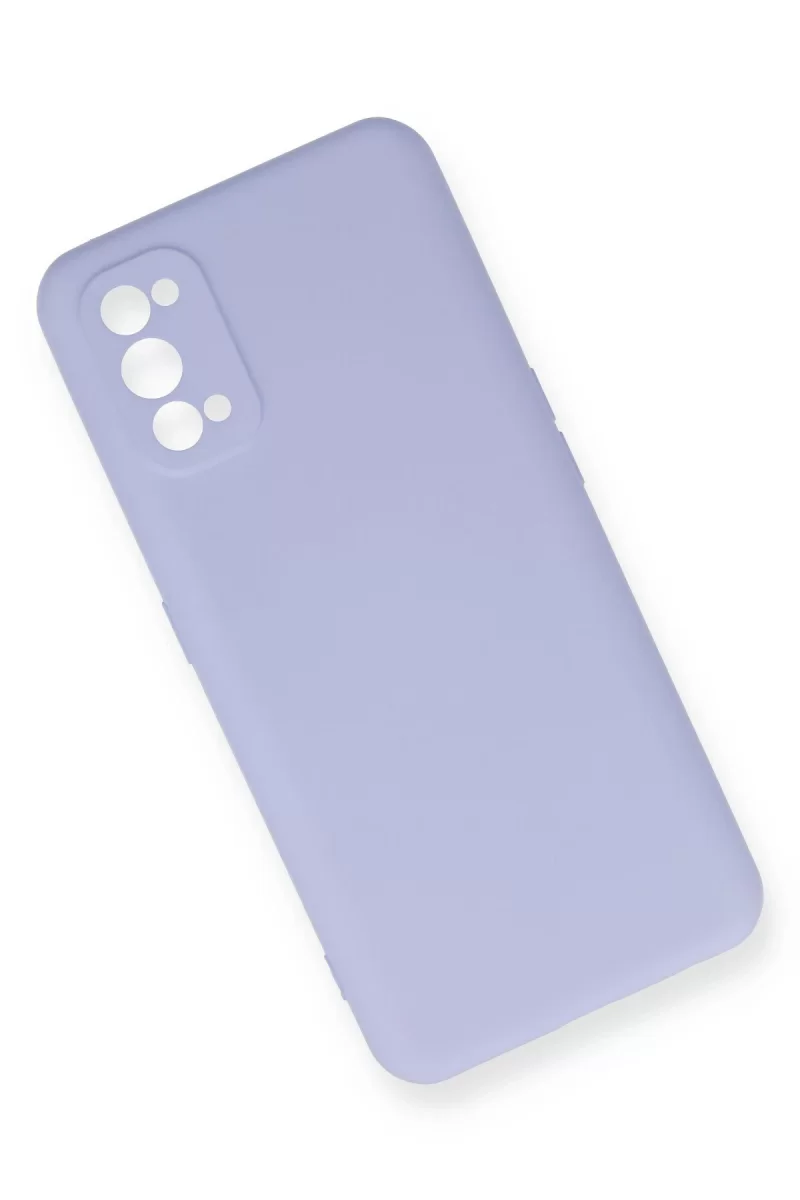 Newface Realme 7 Pro Kılıf Nano içi Kadife Silikon - Lila