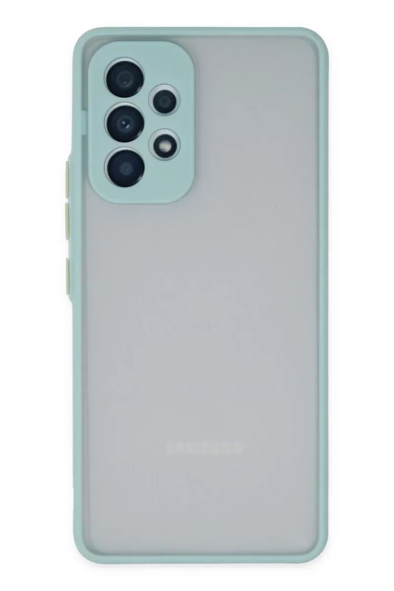 Newface Samsung Galaxy A53 5G Kılıf Montreal Silikon Kapak - Turkuaz