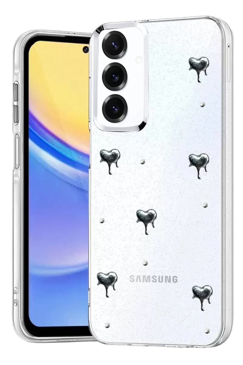 Newface Samsung Galaxy S24 FE Fiyonk Desenli Kapak - Desen 1