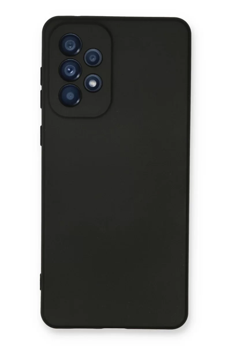 Newface Samsung Galaxy A53 5G Kılıf Nano içi Kadife Silikon - Siyah