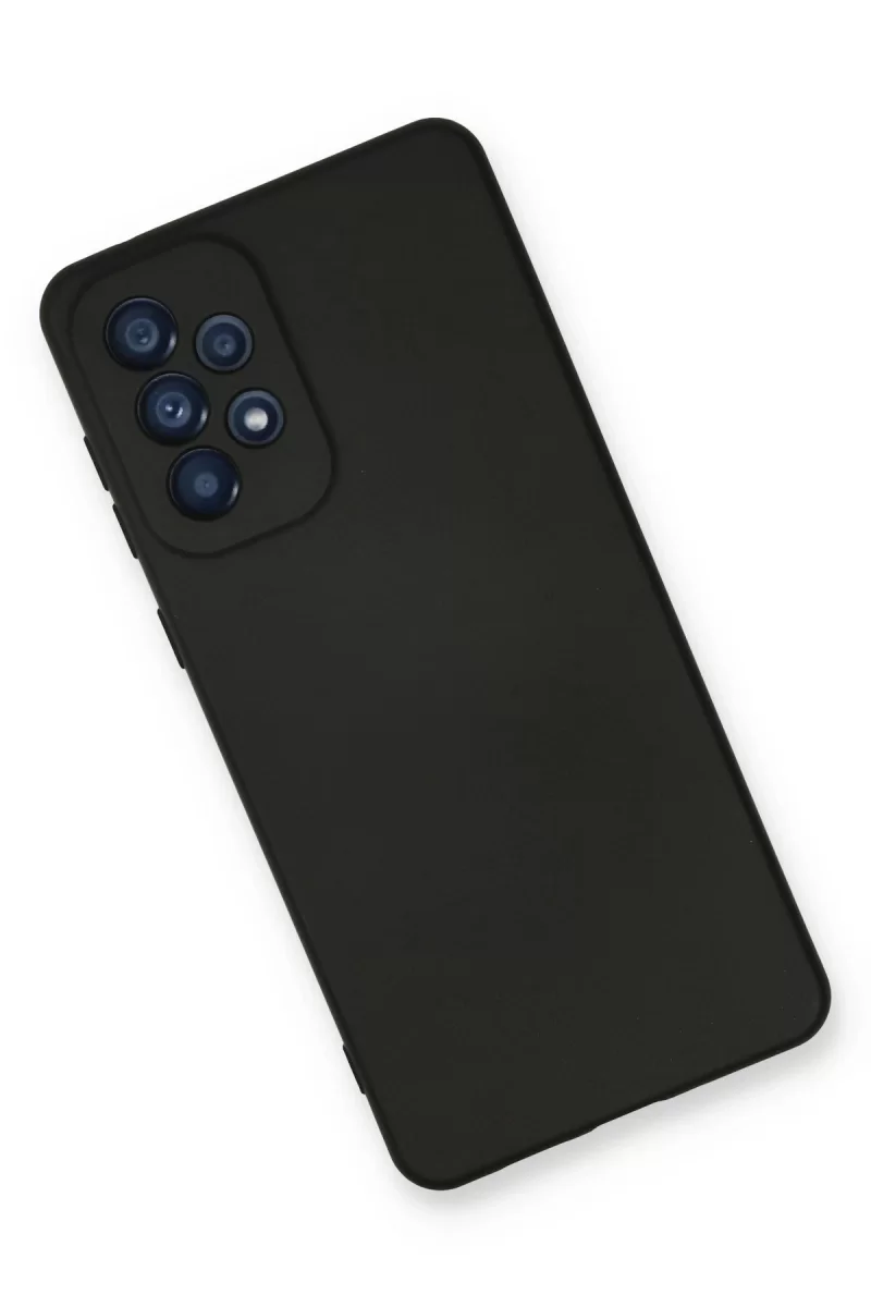 Newface Samsung Galaxy A53 5G Kılıf Nano içi Kadife Silikon - Siyah