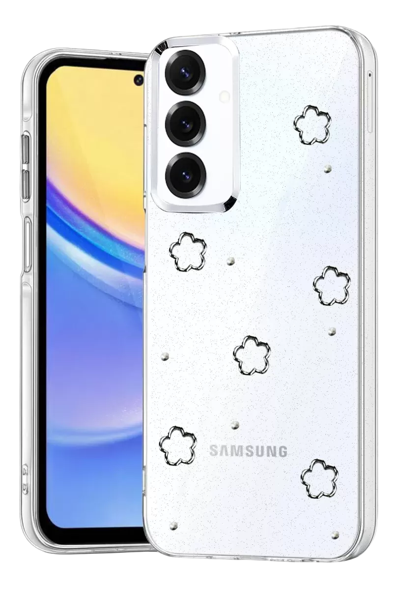 Newface Samsung Galaxy S24 FE Fiyonk Desenli Kapak - Desen 2