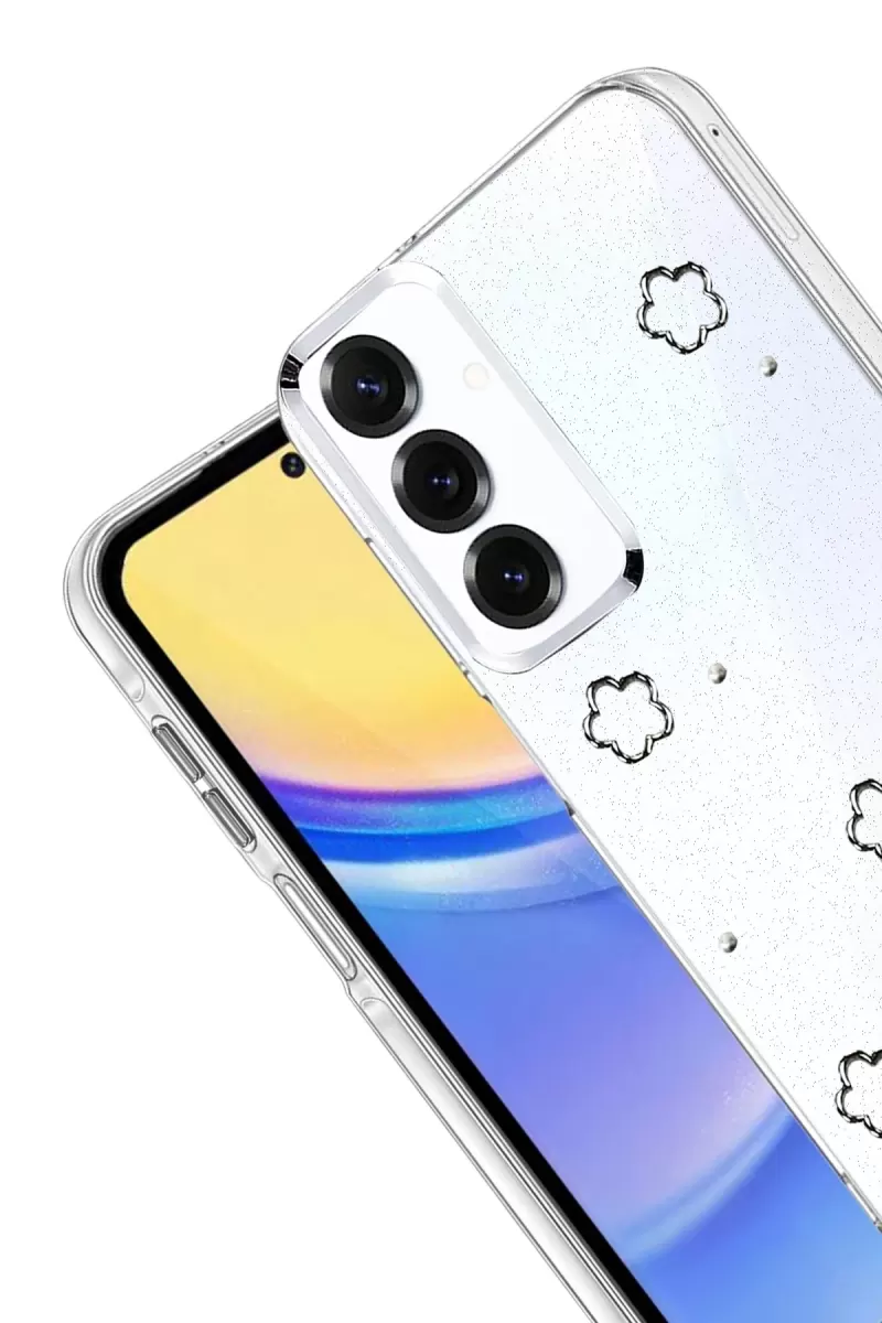 Newface Samsung Galaxy S24 FE Fiyonk Desenli Kapak - Desen 2