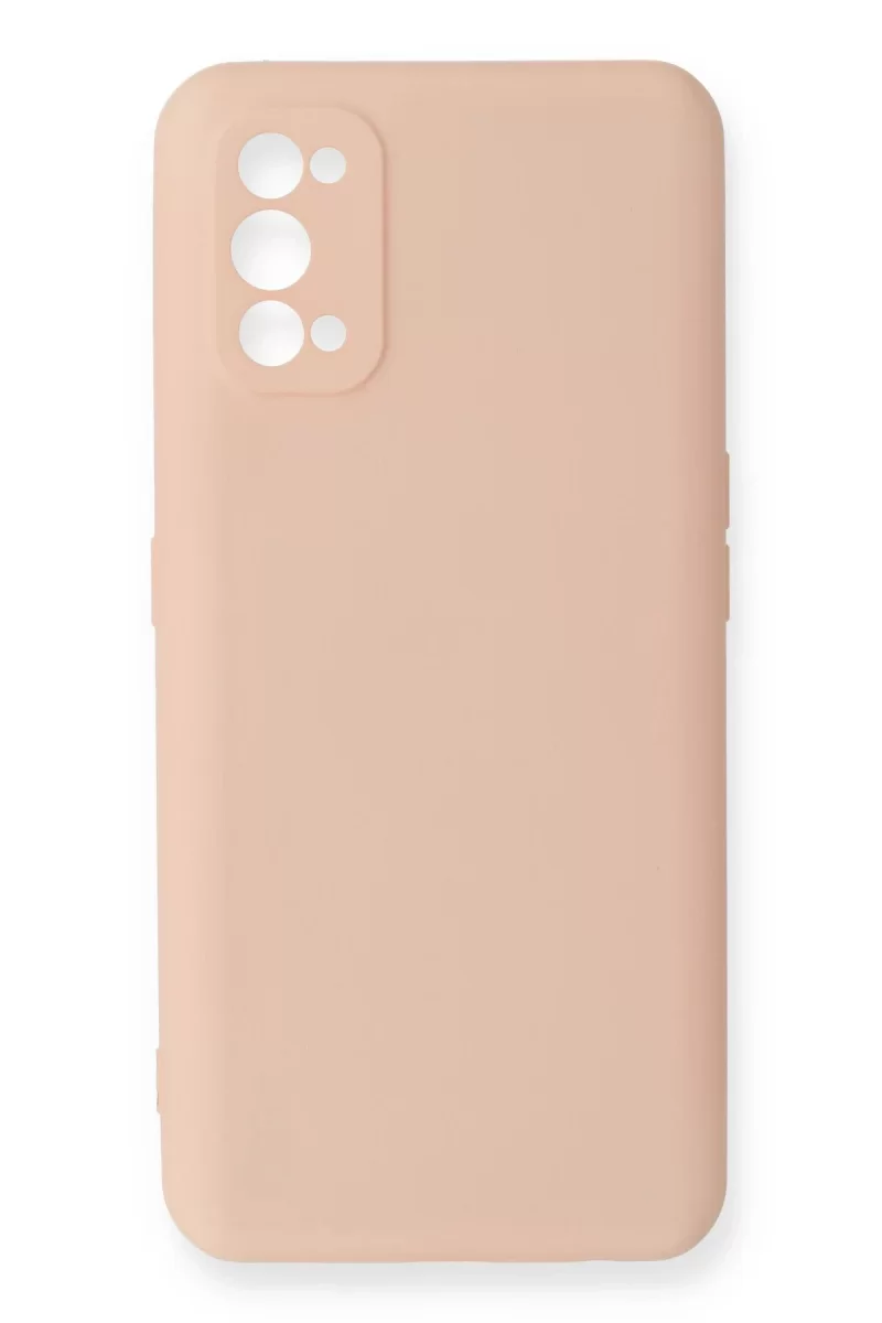Newface Realme 7 Pro Kılıf Nano içi Kadife Silikon - Pudra