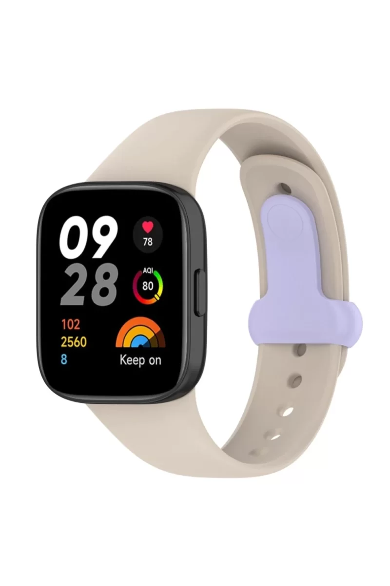 Newface Xiaomi Redmi Watch 3 Origin Silikon Kordon - Bej