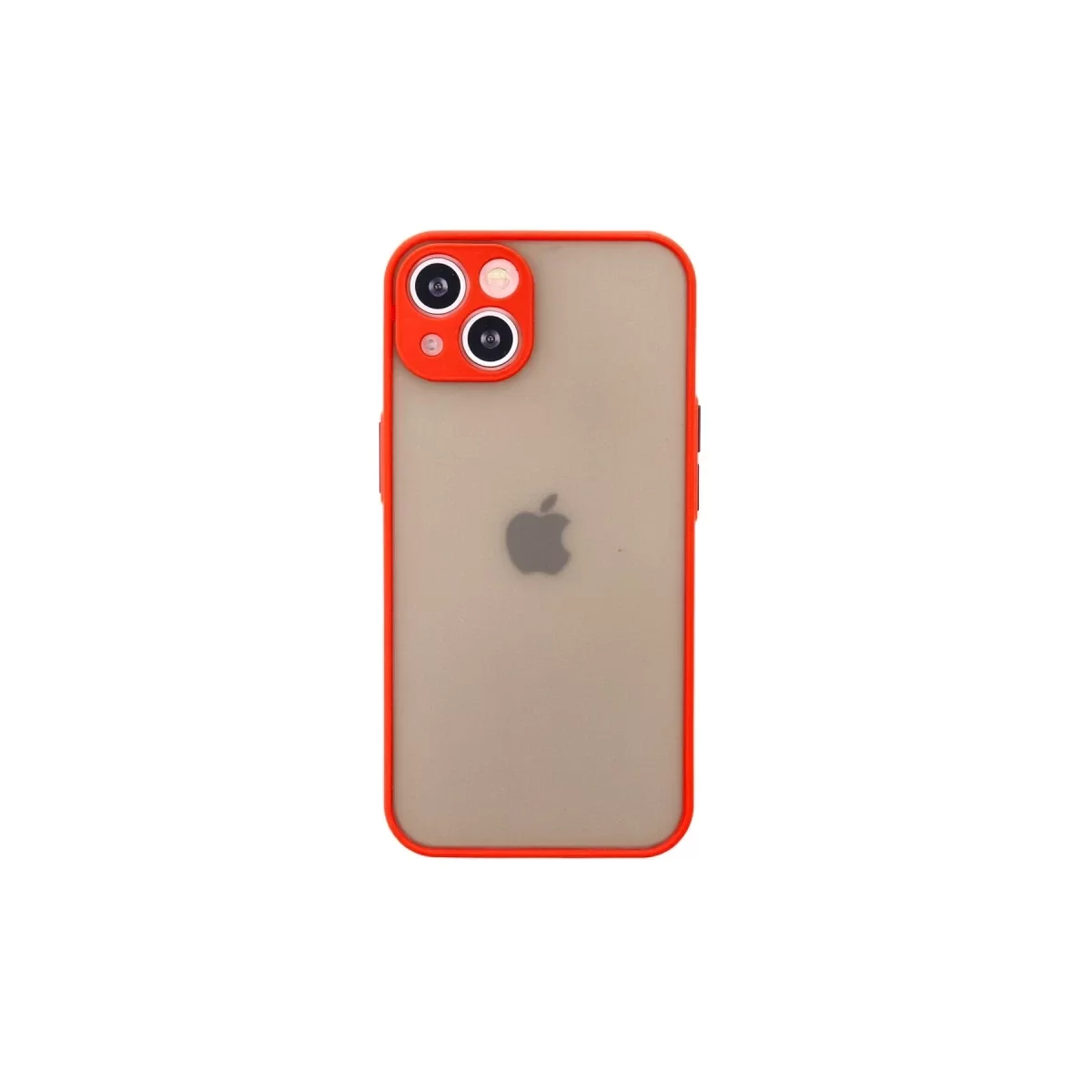 Newface Apple iPhone 14 Kılıf Montreal Silikon Kapak - Kırmızı