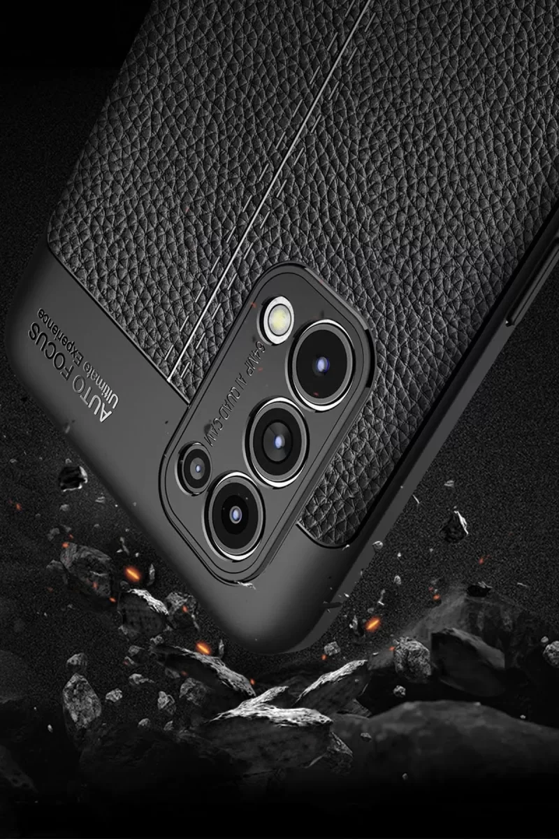 Newface Oppo Reno 5 Pro Kılıf Auto Focus Kapak - Siyah