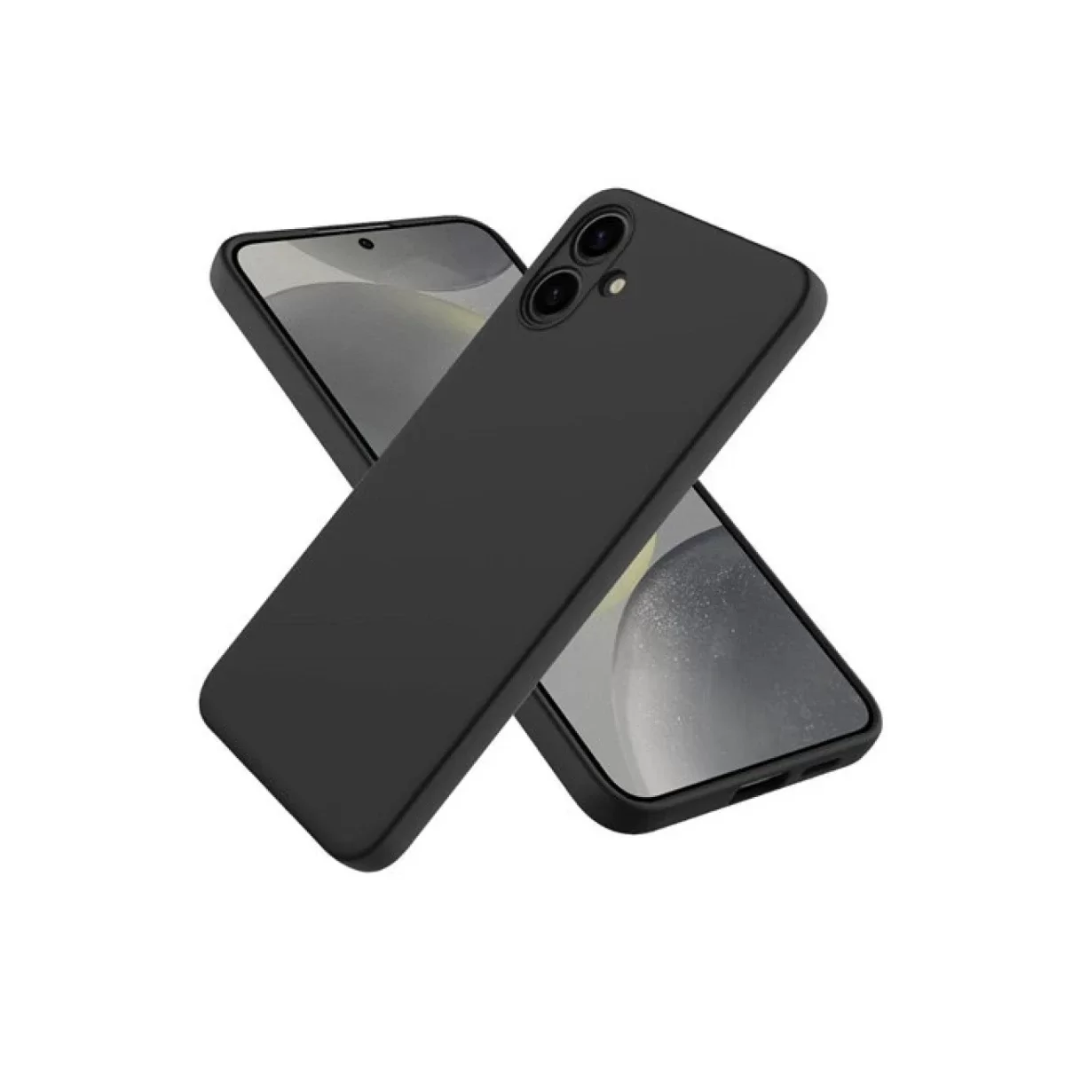 Newface Samsung Galaxy A06 Kılıf First Silikon - Siyah