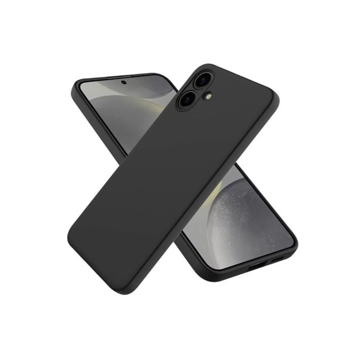 Newface Samsung Galaxy A06 Kılıf First Silikon - Siyah