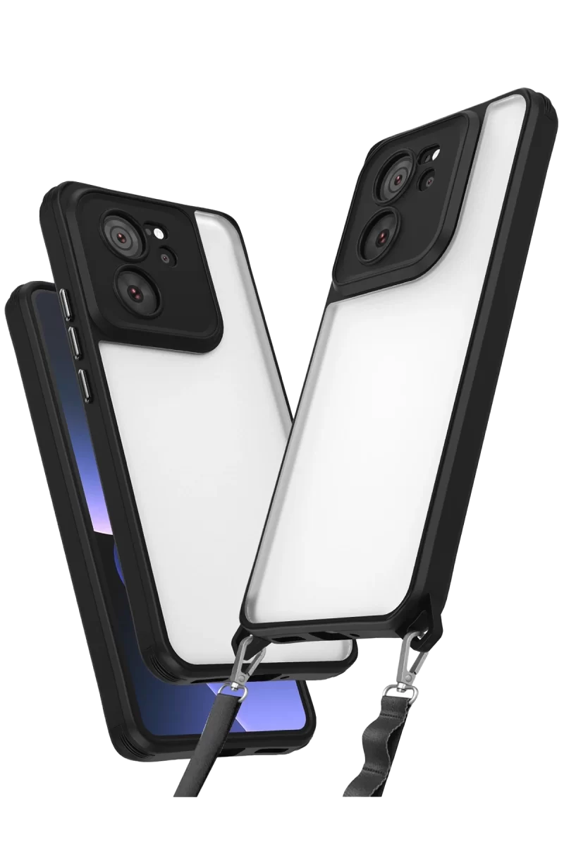 Newface Xiaomi Mi 13T Pro Kılıf Penta Silikon Kılıf - Siyah