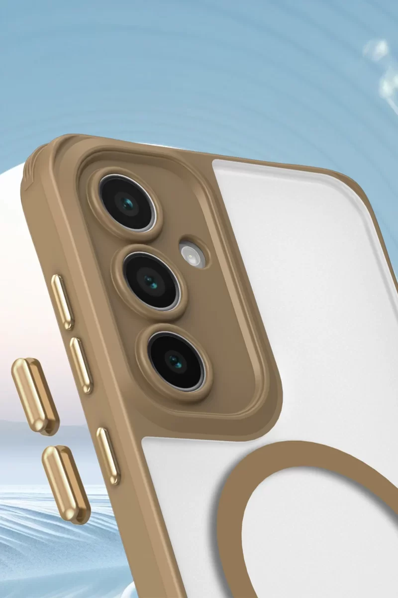 Newface Samsung Galaxy S23 Plus Kılıf Enka Magsafe Silikon Kılıf - Şeffaf