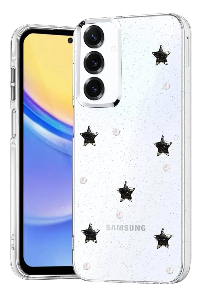 Newface Samsung Galaxy S24 FE Fiyonk Desenli Kapak - Desen 7