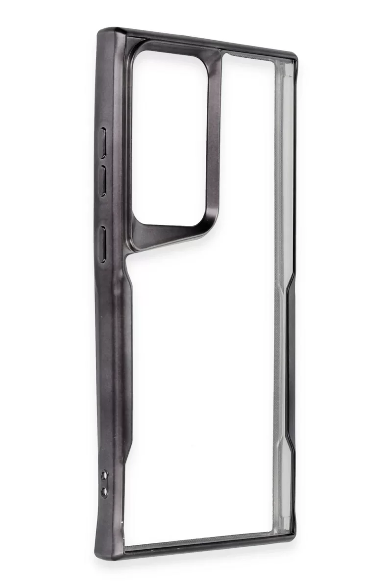 Newface Samsung Galaxy S25 Ultra Kılıf Boyi Silikon Kapak - Siyah