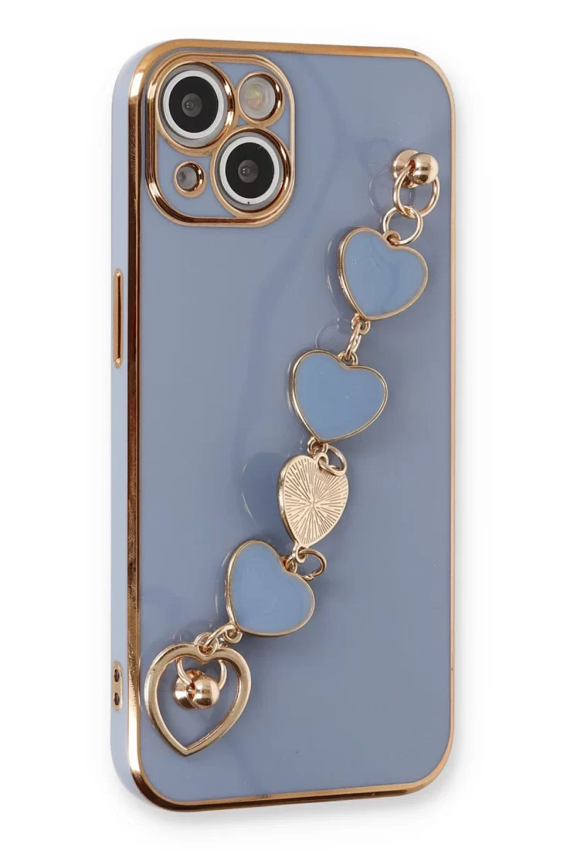 Newface Apple iPhone 14 Kılıf Esila Silikon - Gri
