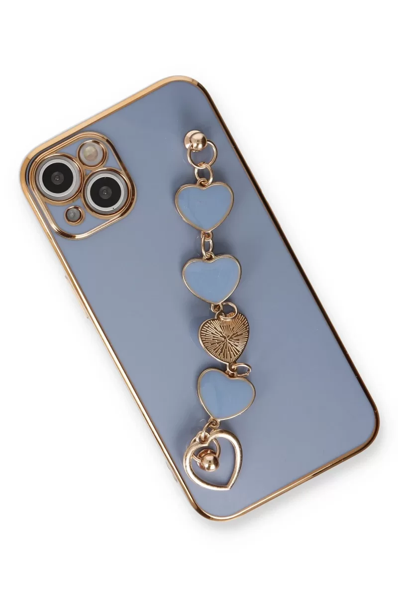 Newface Apple iPhone 14 Kılıf Esila Silikon - Gri
