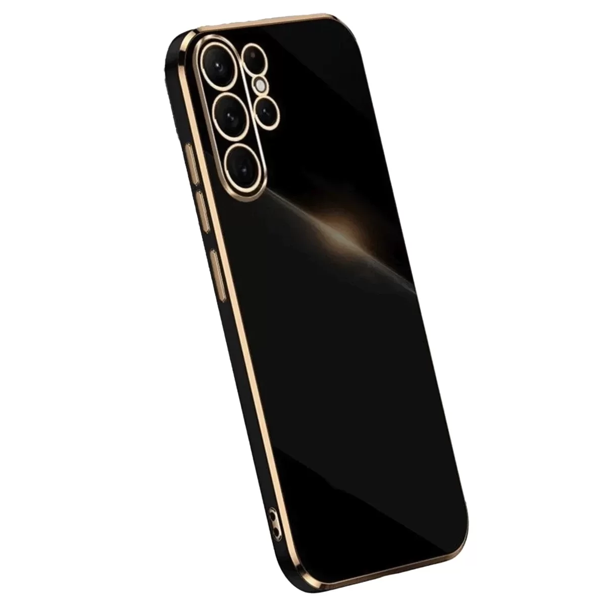 Newface Samsung Galaxy S25 Ultra Kılıf Volet Silikon - Siyah