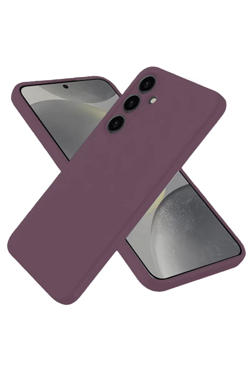 Newface Samsung Galaxy A06 Kılıf First Silikon - Mürdüm