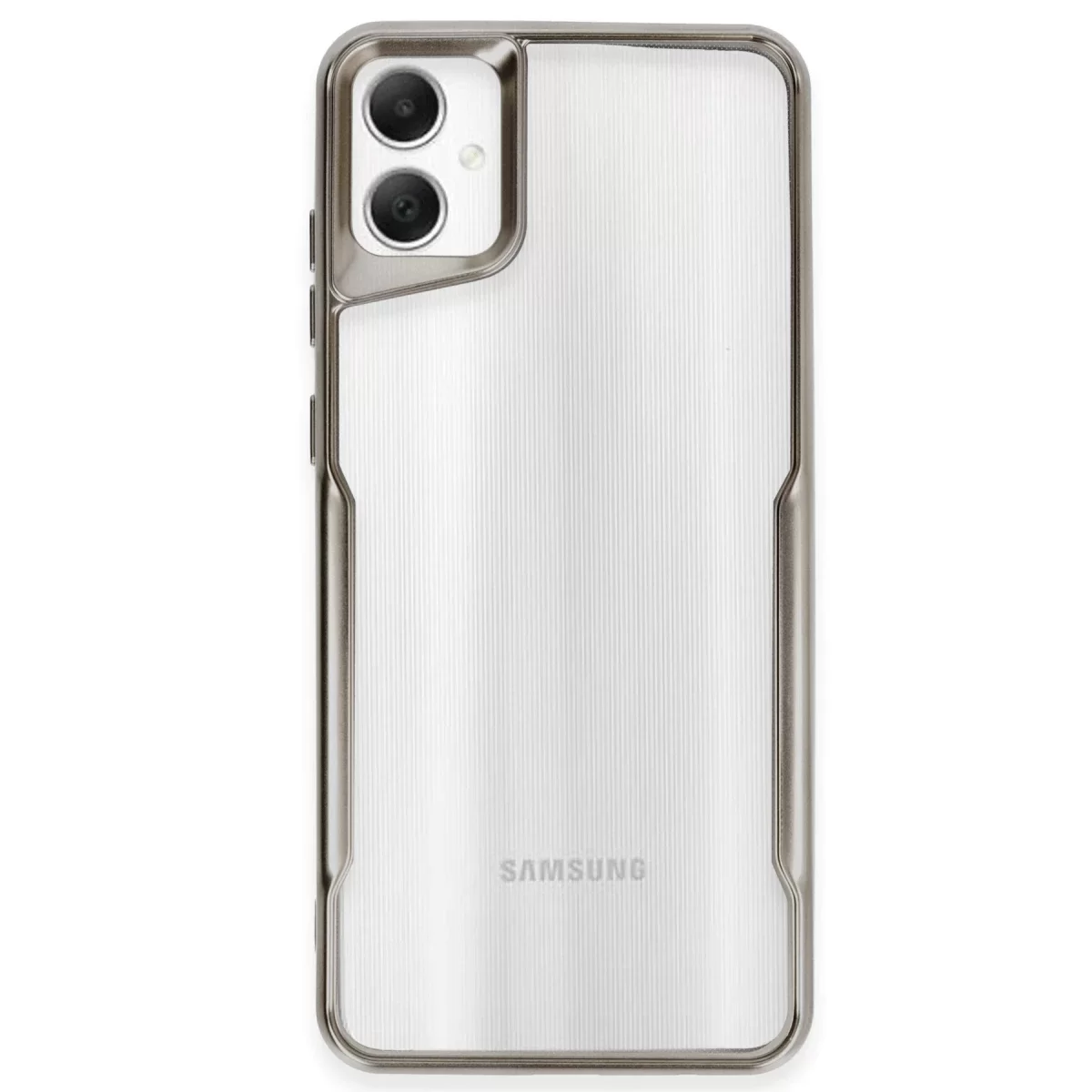 Newface Samsung Galaxy A06 Kılıf Boyi Silikon Kapak - Titan Gri