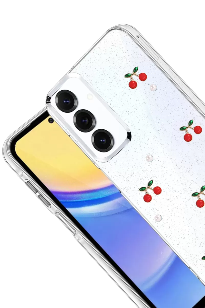 Newface Samsung Galaxy S24 FE Fiyonk Desenli Kapak - Desen 9