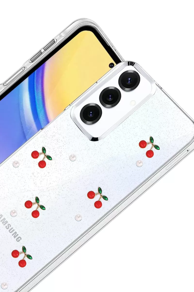 Newface Samsung Galaxy S24 FE Fiyonk Desenli Kapak - Desen 9