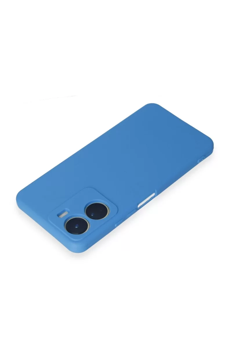 Newface Vivo Y16 Kılıf First Silikon - Mavi