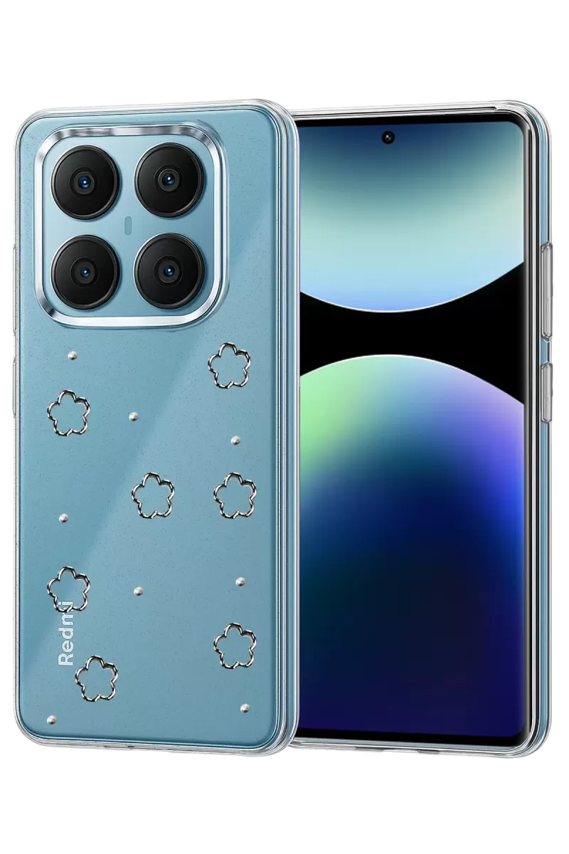Newface Xiaomi Redmi Note 14 Pro 4G Fiyonk Desenli Kapak - Desen 2