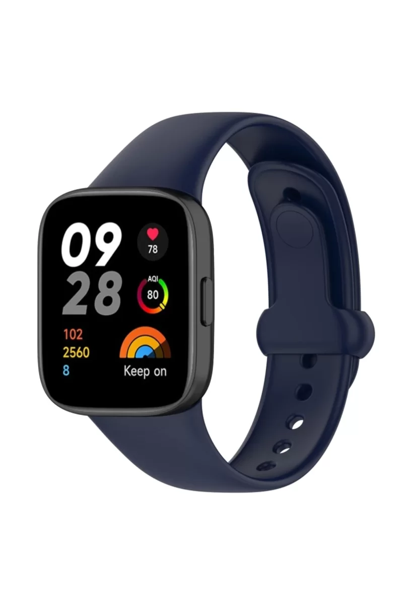 Newface Xiaomi Redmi Watch 3 Origin Silikon Kordon - Lacivert