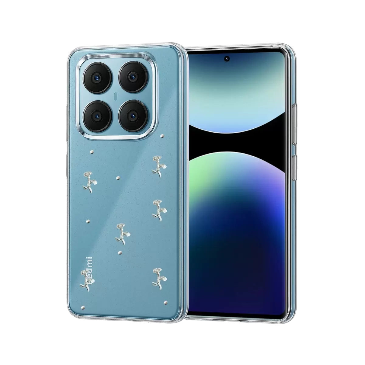 Newface Xiaomi Redmi Note 14 Pro 4G Fiyonk Desenli Kapak - Desen 4