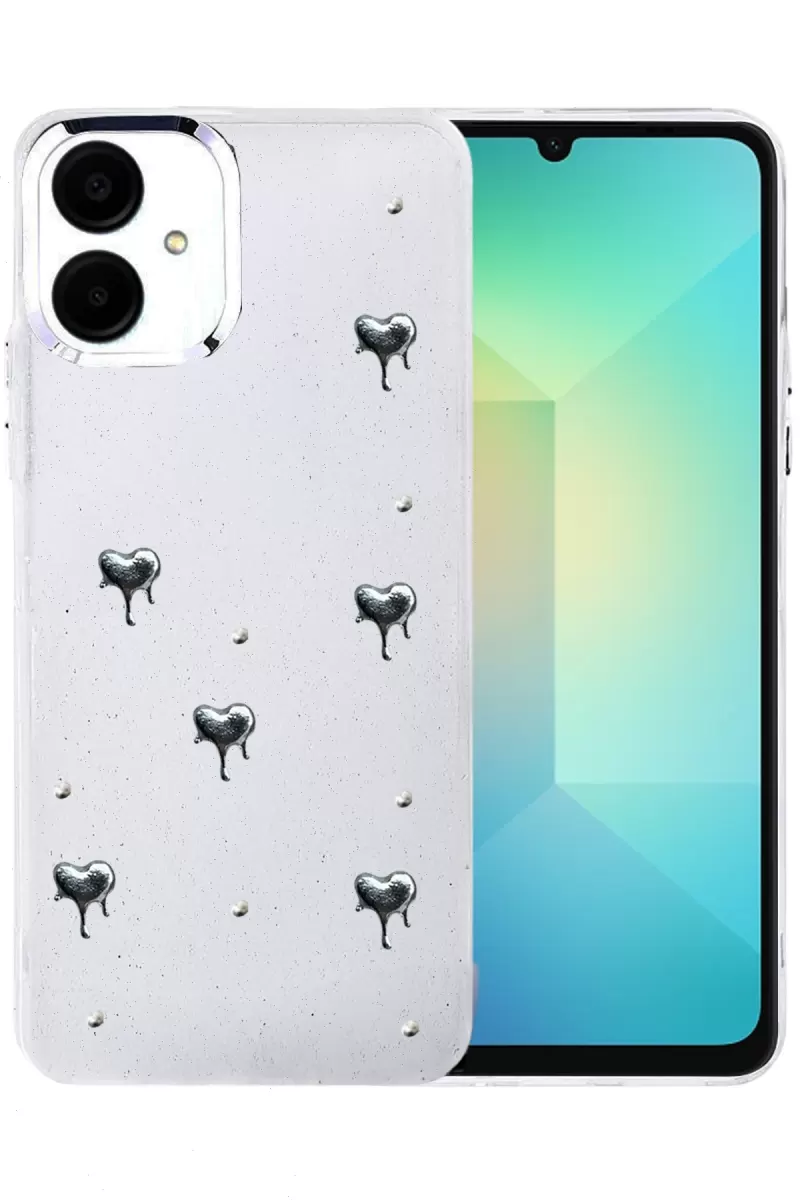Newface Samsung Galaxy A06 Fiyonk Desenli Kapak - Desen 3