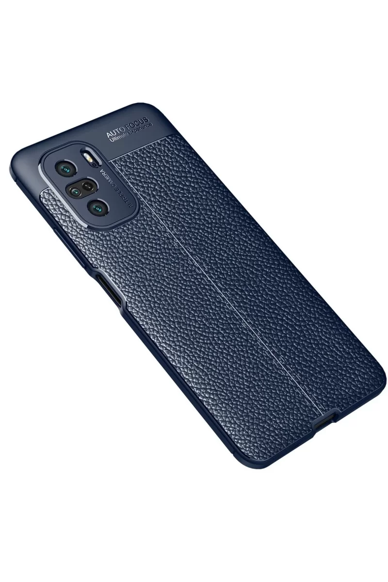 Newface Xiaomi Poco F3 Kılıf Auto Focus Kapak - Lacivert
