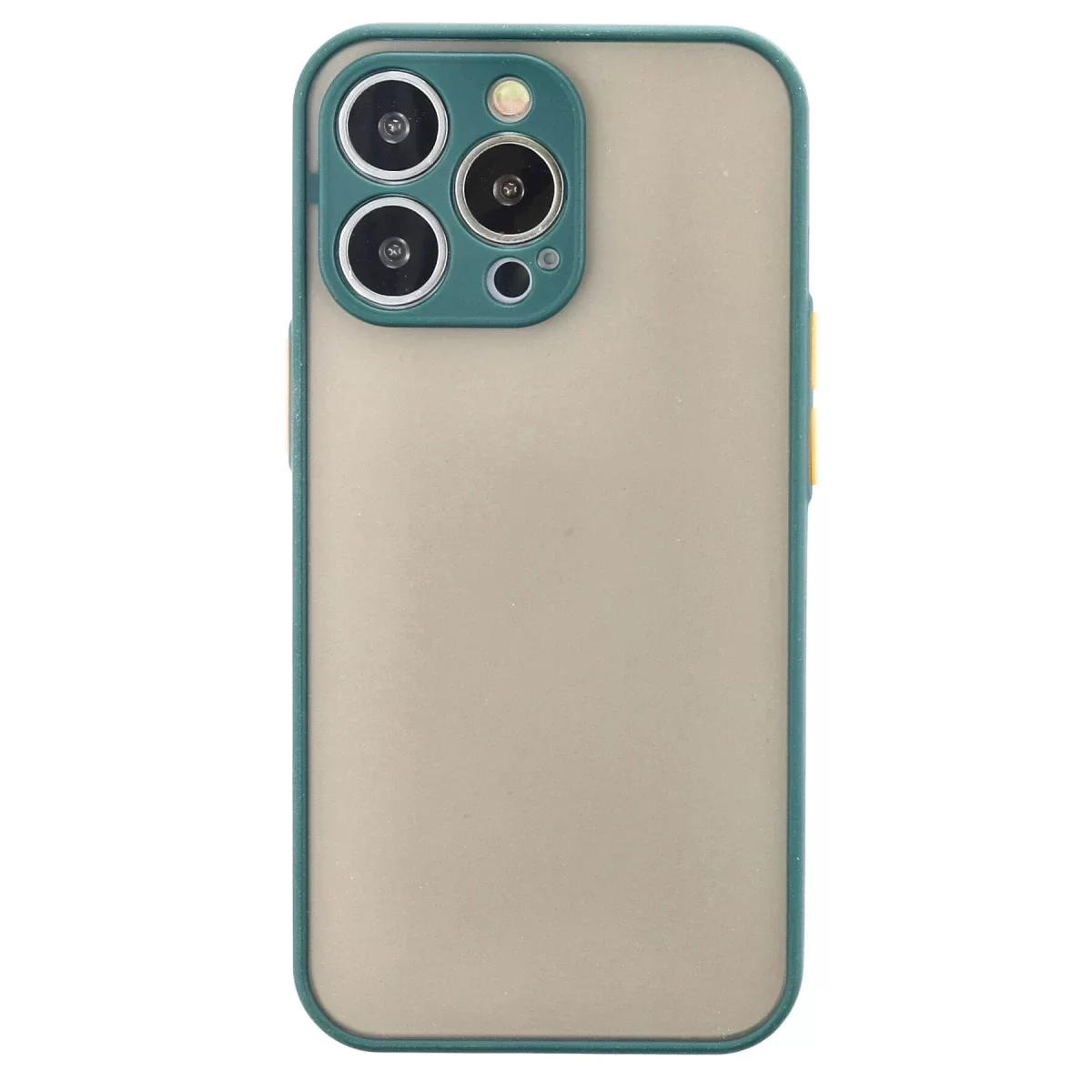 Newface Apple iPhone 14 Pro Kılıf Montreal Silikon Kapak - Yeşil