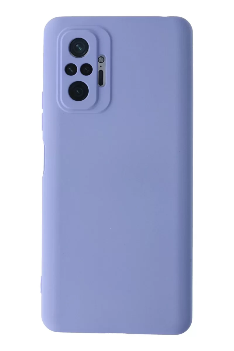 Newface Xiaomi Redmi Note 10 Pro Kılıf Nano içi Kadife Silikon - Lila