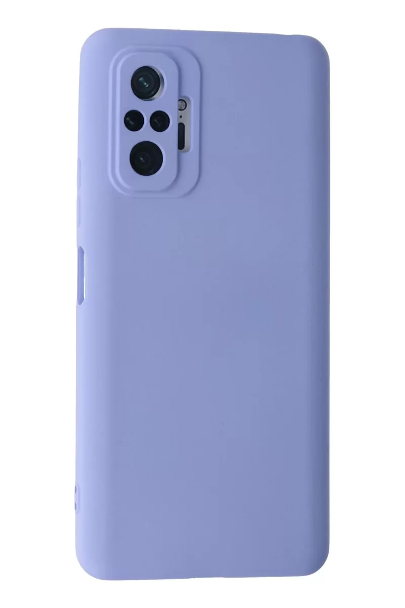 Newface Xiaomi Redmi Note 10 Pro Kılıf Nano içi Kadife Silikon - Lila