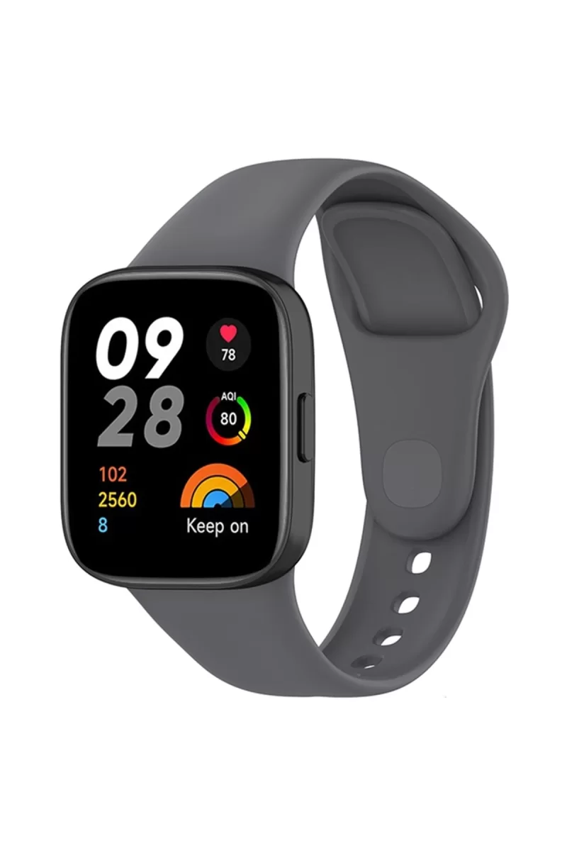 Newface Xiaomi Redmi Watch 3 Klasik Kordon - Füme