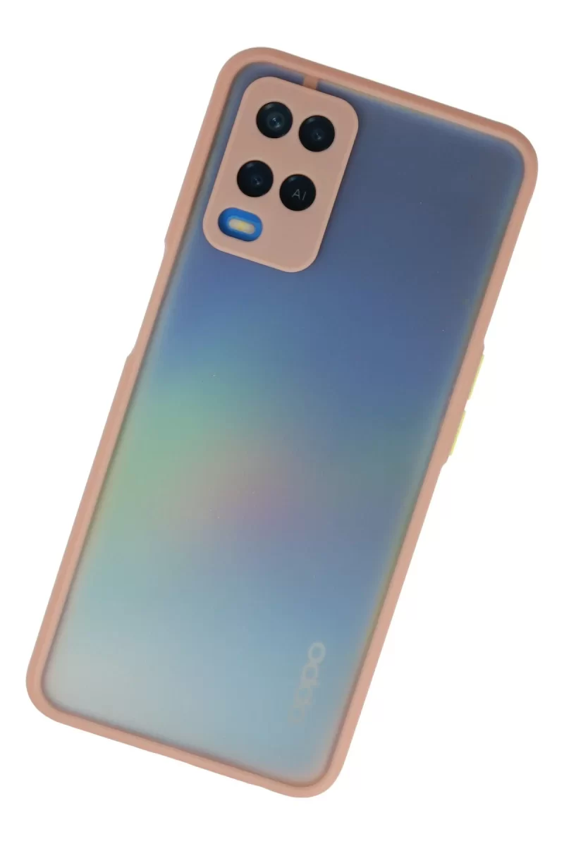 Newface Oppo A54 4G Kılıf Montreal Silikon Kapak - Pembe