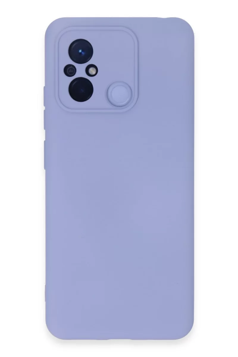 Newface Xiaomi Redmi 12C Kılıf Nano içi Kadife Silikon - Lila