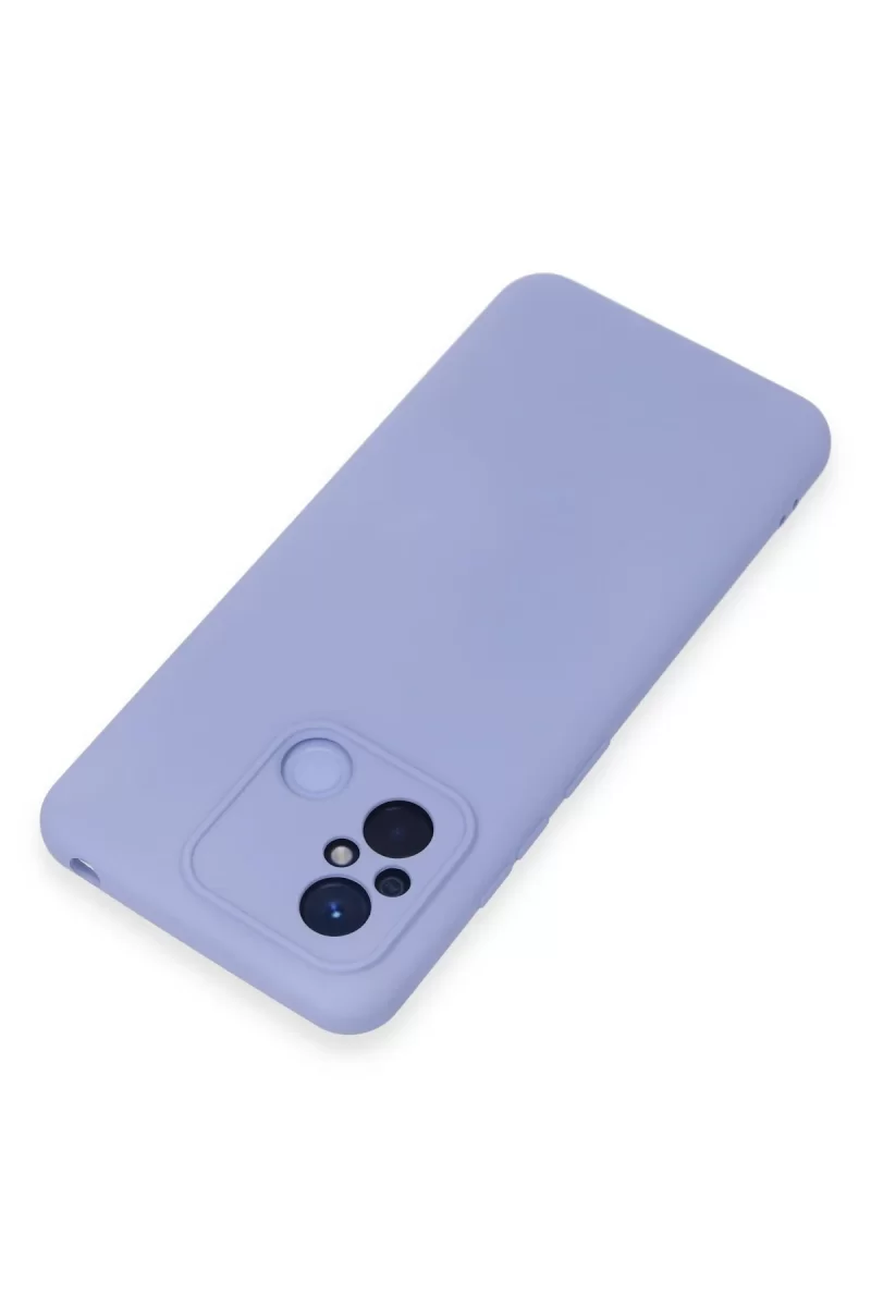 Newface Xiaomi Redmi 12C Kılıf Nano içi Kadife Silikon - Lila