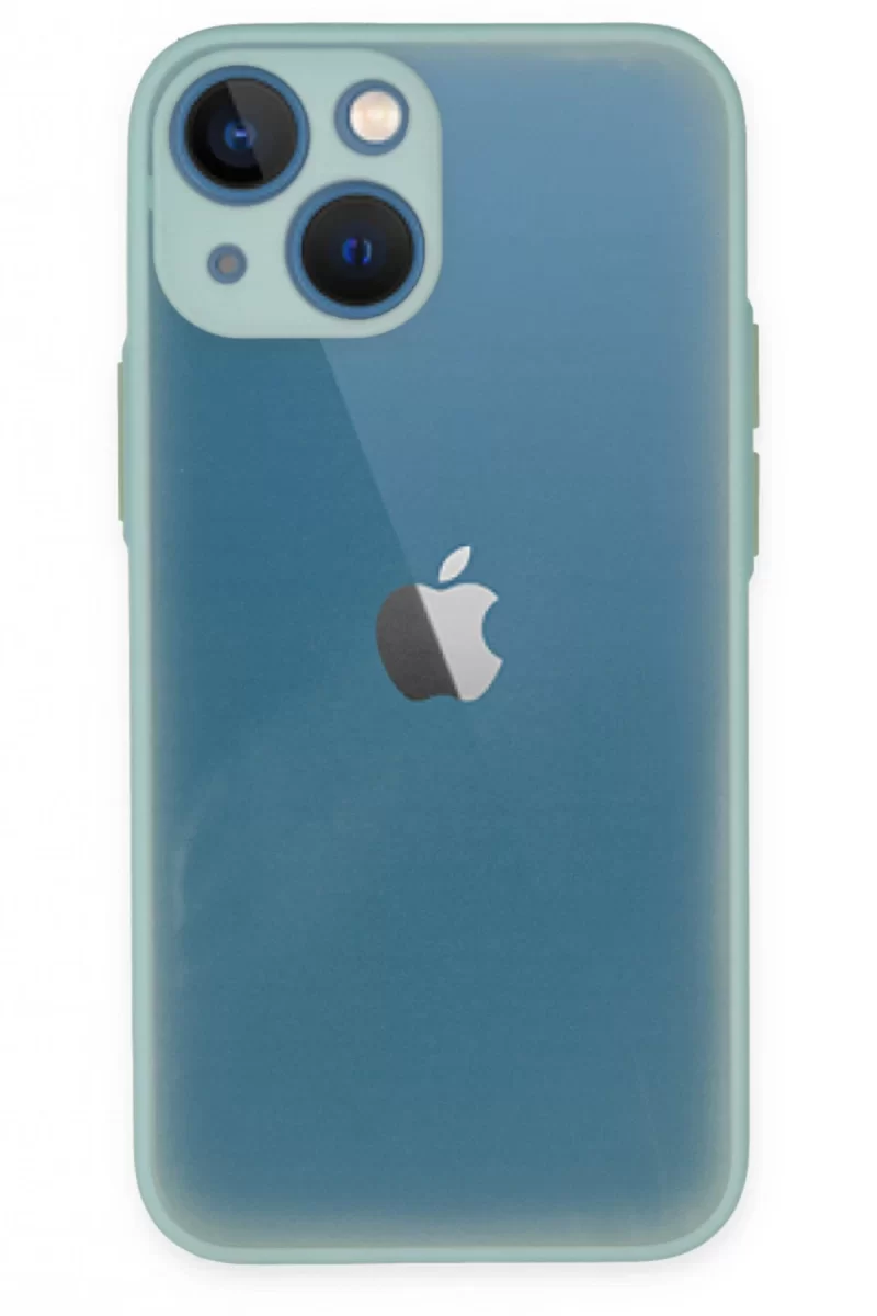 Newface Apple iPhone 15 Plus Kılıf Montreal Silikon Kapak - Açık Yeşil
