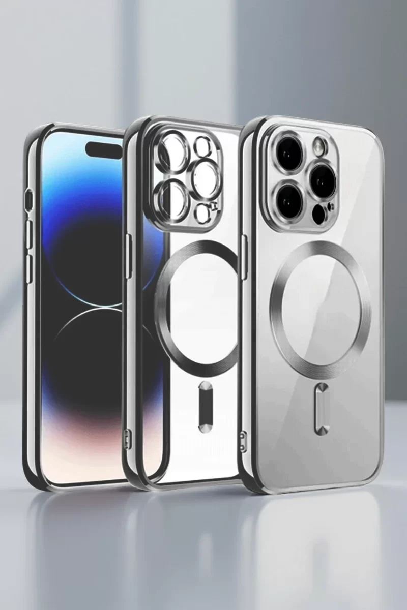 Newface Apple iPhone 14 Pro Kılıf Kross Magneticsafe Kapak - Mor