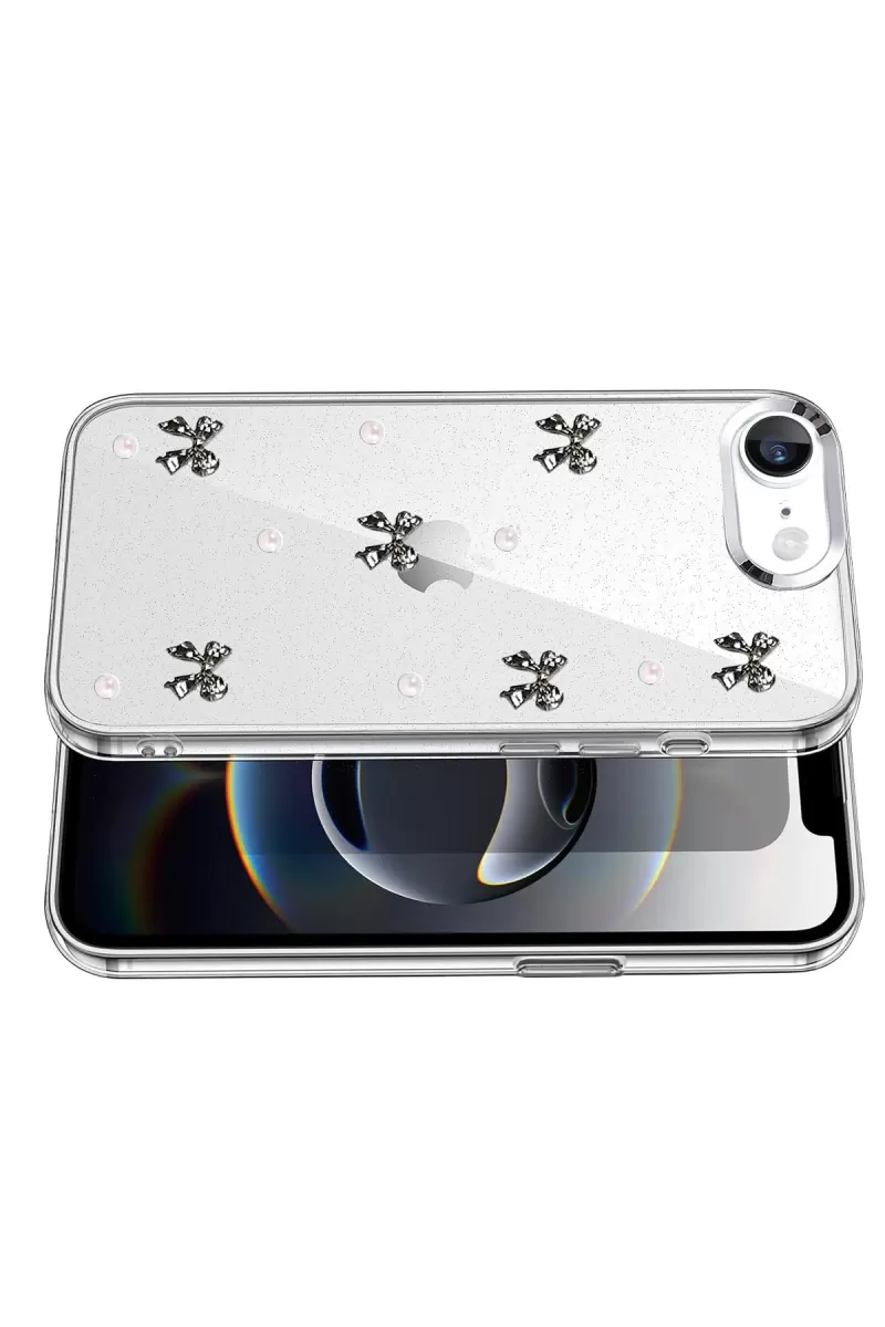 Newface Apple iPhone 16E Fiyonk Desenli Kapak - Desen 8